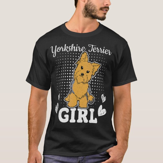 Camiseta Yorkshire Terrier Yorkie Perros Dueños De Perros S (Anverso)
