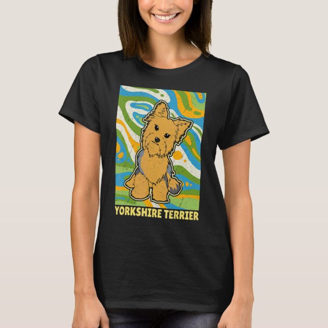 Camiseta Yorkshire Terrier Yorkie Perros Dueños De Perros S (Anverso)
