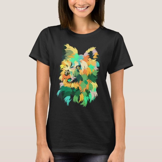 Camiseta Yorkshire Terrier Yorkie Pop Dog (Anverso)