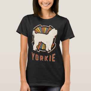 Camiseta Yorkshire Terrier Yorkie Vintage Classic Retro Dog