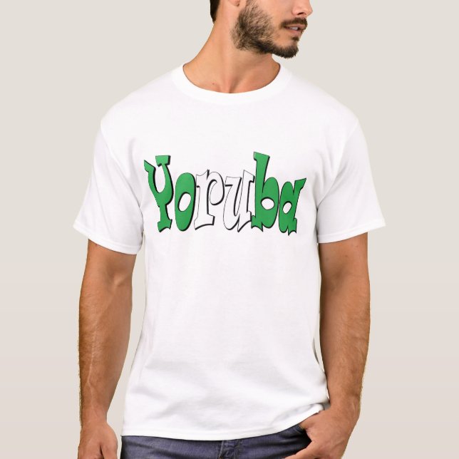 Camiseta Yoruba (bandera nigeriana) (Anverso)