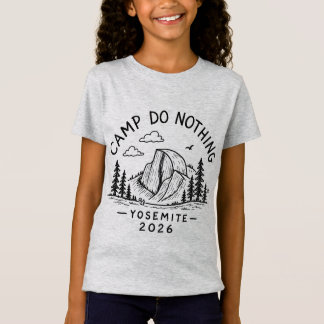 Camiseta Yosemite 2026 - Diseño Negro para Niños