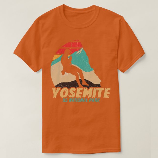 Camiseta Yosemite del Parque Nacional de los Estados Unidos (Diseño del anverso)