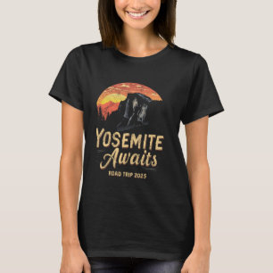 Camiseta Yosemite espera anuncio de viaje por el Parque Nac