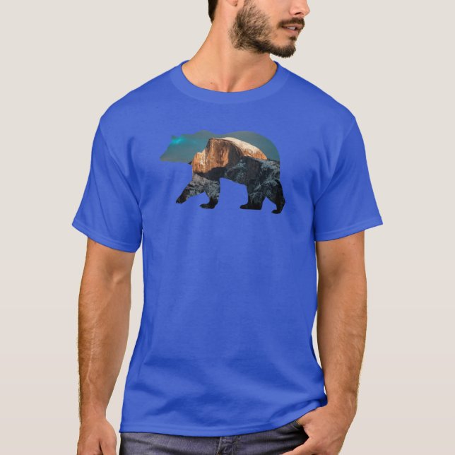 Camiseta Yosemite Half Dome Bear Oversized (Anverso)