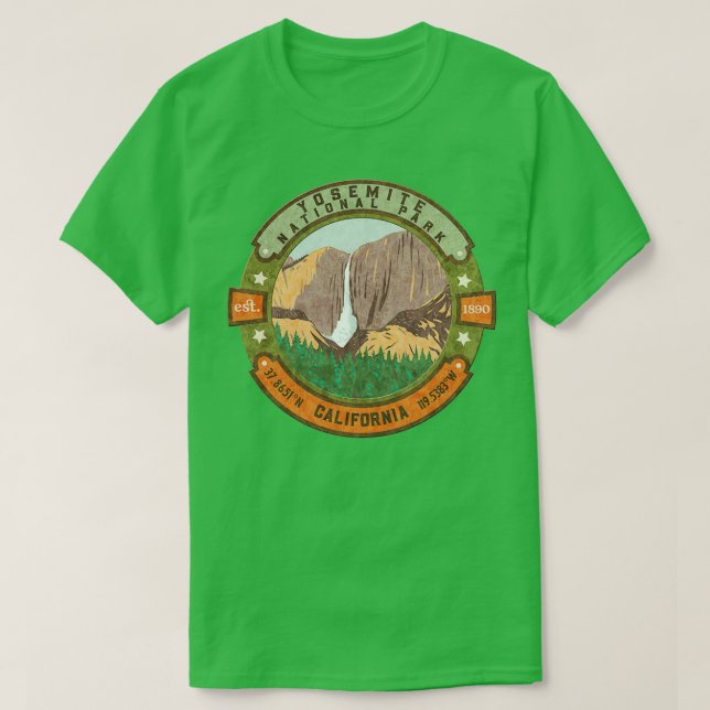 Camiseta Yosemite National Park California 2 (Diseño del anverso)