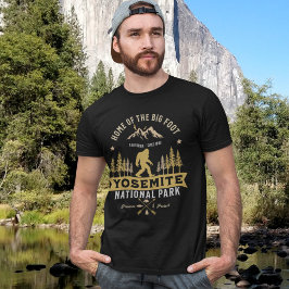 Camiseta Yosemite National Park Home of the Big Foot