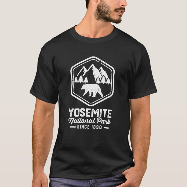 Camiseta Yosemite Park Camp Adventure Camping (Anverso)