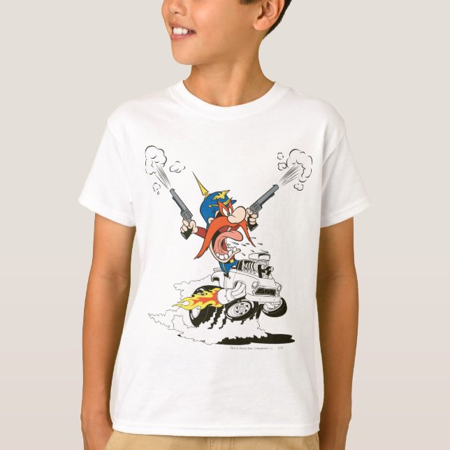 Camiseta Yosemite Sam Road Rage (Anverso)