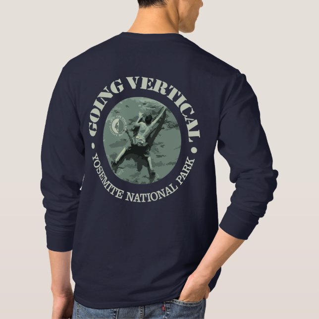 Camiseta Yosemite (volando vertical) (Reverso)