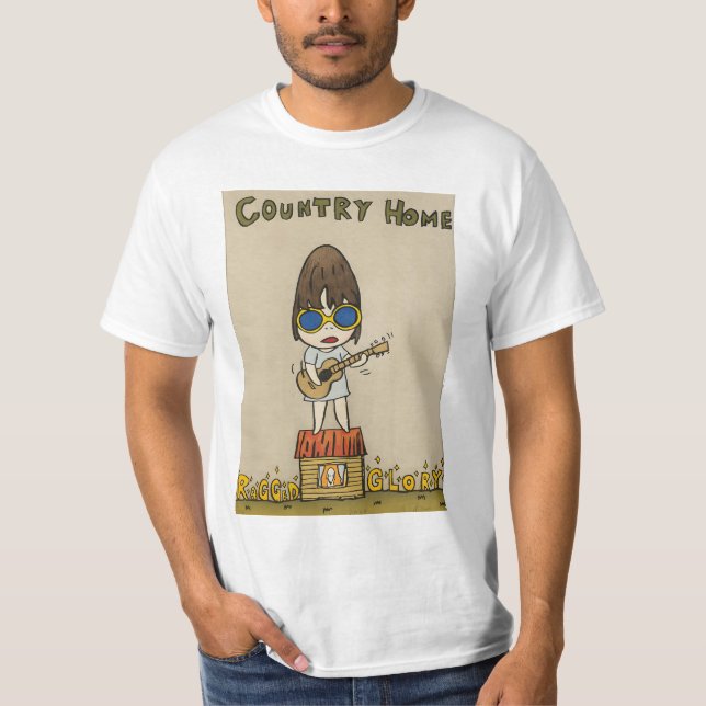 Camiseta Yoshimoto nara usa gafas (Anverso)