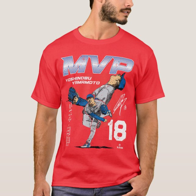 Camiseta Yoshinobu Yamamoto Los Angeles D 2025 World Champ  (Anverso)
