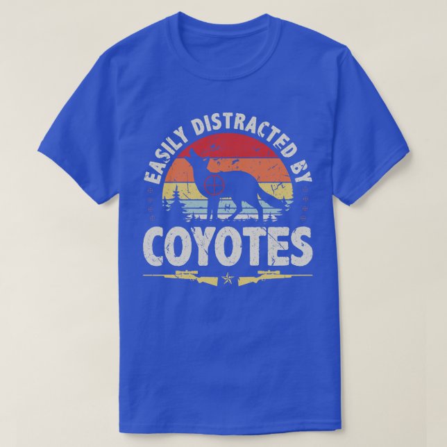 Camiseta Yote Hunting Vintage Coyote Hunter (Diseño del anverso)