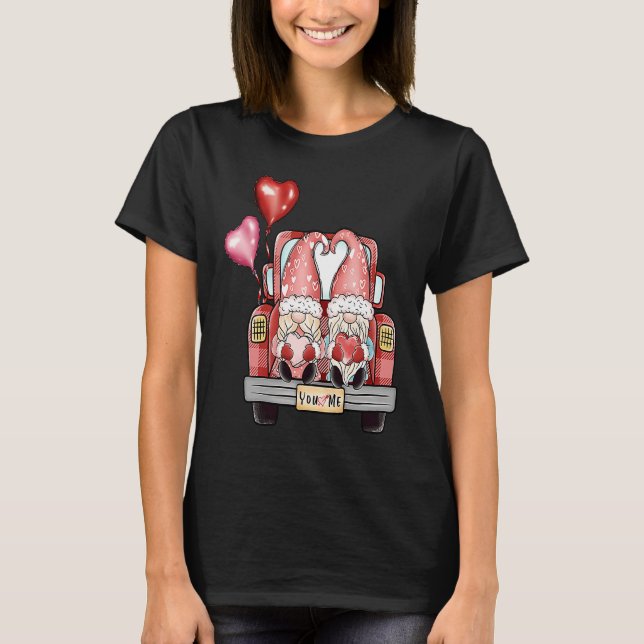 Camiseta You and Me Gnomes Matching Valentine's Day Couples (Anverso)