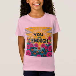 Camiseta You Are Enough – Kids' Positive Message Graphic Te