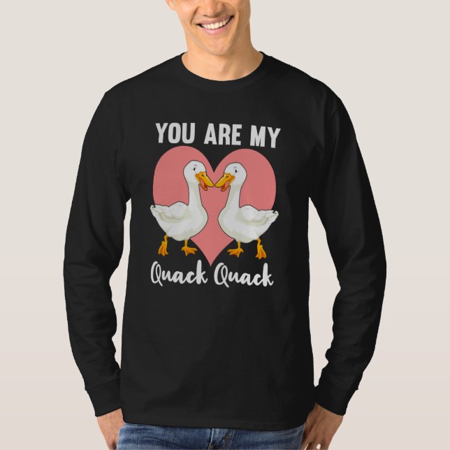 Camiseta You are my quack quack anniversary ducks mum runni (Anverso)