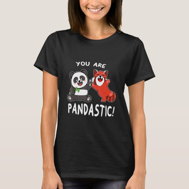 Camiseta You Are Pandastic Red Panda   Wildlife Animal (Anverso)
