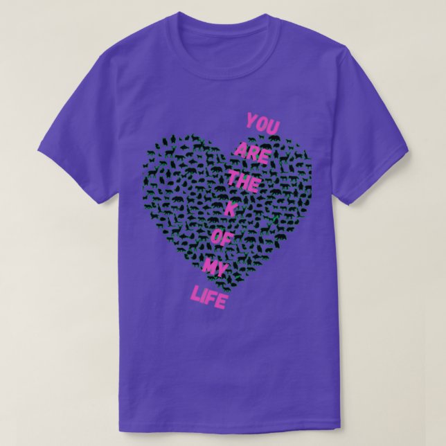 Camiseta you are the constant of my life 3 (Diseño del anverso)