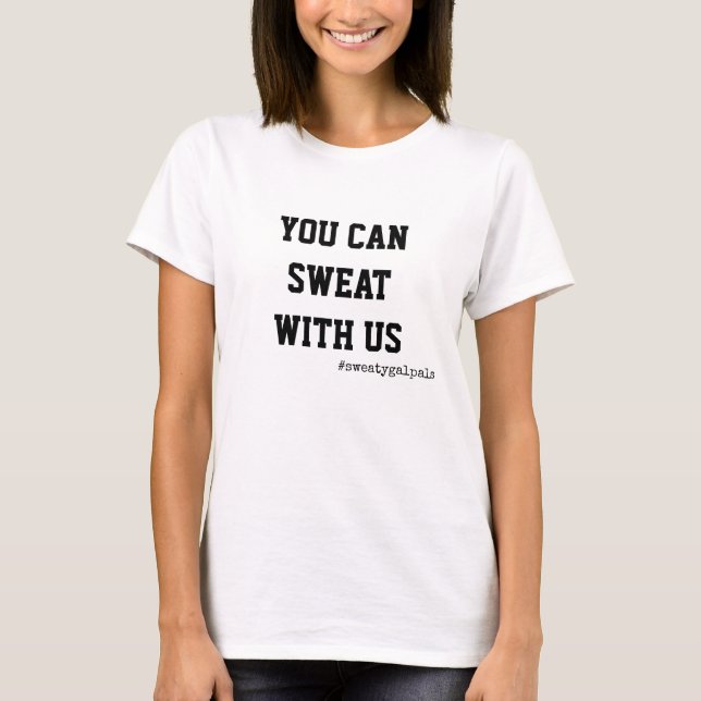Camiseta You can sweat with us tank (Anverso)