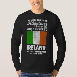 Camiseta You Can't Buy Happiness But You Can Buy A Ticket T