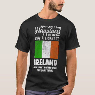 Camiseta You Can't Buy Happiness But You Can Buy A Ticket T