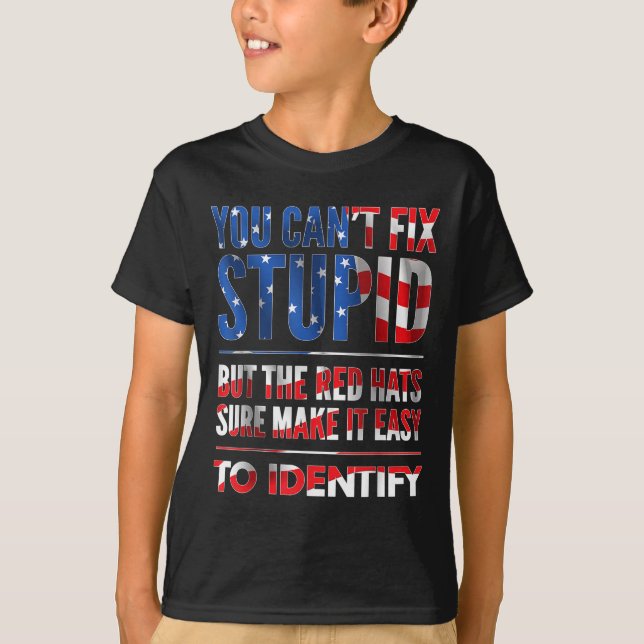 Camiseta You Can't Fix Stud But The Hats Sure Make It Easy  (Anverso)