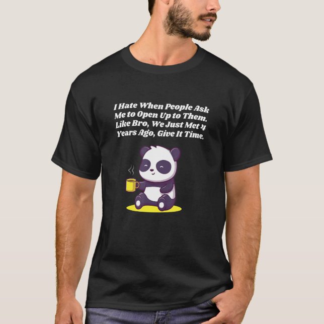 Camiseta You Cant Tell Me to Open Up Introvert Funny Antiso (Anverso)