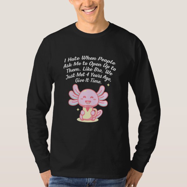 Camiseta You Cant Tell Me to Open Up Introvert Funny Antiso (Anverso)