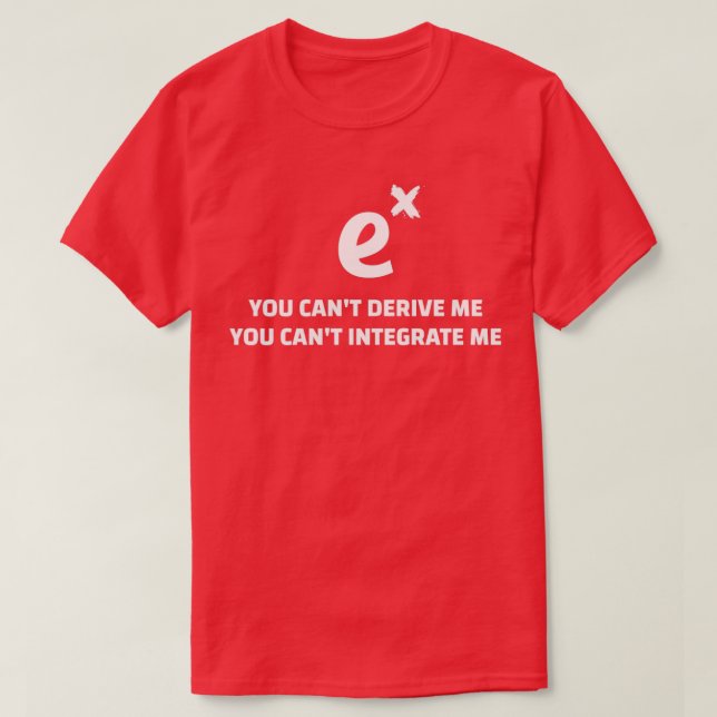 Camiseta You Canx27t Derive Integrate ME Funny Math Quotes  (Diseño del anverso)