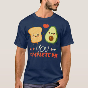 Camiseta You Completed Me Guacamoles Meican Cuisine Fruits 