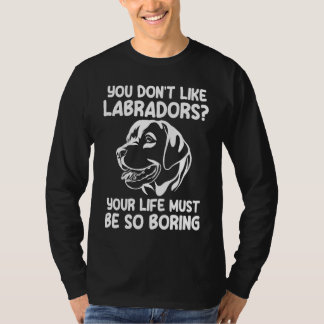 Camiseta you don't like labradors labradors