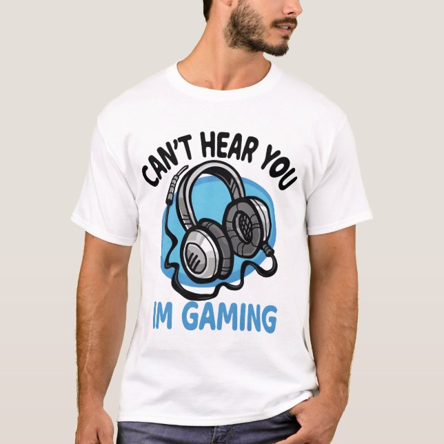 Camiseta you gaming boy gift friends (Anverso)