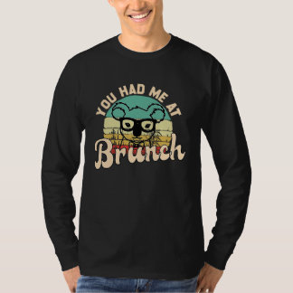 Camiseta You Had Me At Brunch Retro Vintage Funny Late Morn