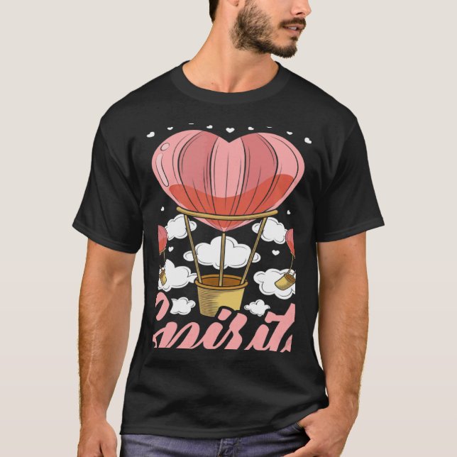 Camiseta You Lift My Spirits Aeronaut Balloonist Hot Air Ba (Anverso)