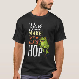 Camiseta You Make My Heart Hop
