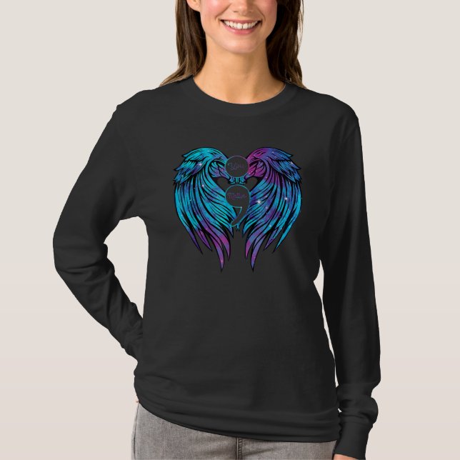 Camiseta You Matter Suicide Prevent Awareness Teal Purple S (Anverso)