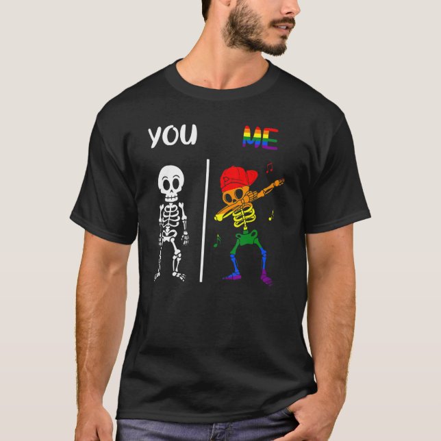 Camiseta You Me Support Lgbt Rights Human Prige Equality fo (Anverso)
