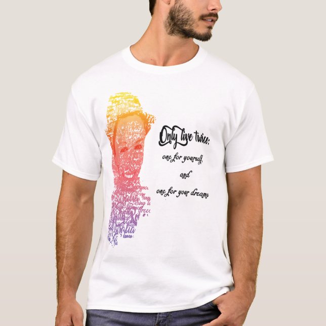 Camiseta you only live twice (Anverso)