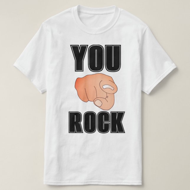 CAMISETA YOU ROCK (Diseño del anverso)