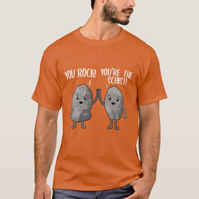 Camiseta You Rock Yourehe Schist Rock Collector Pun family (Anverso)