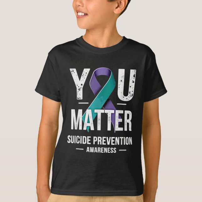 Camiseta You Suicide Prevention Awareness  (Anverso)