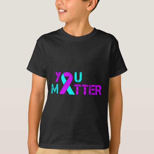 Camiseta You Suicide Prevention Depression Awareness  (Anverso)