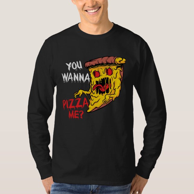 Camiseta You Wanna Pizza Me Pizzeria Pizza Maker Pizza Pun (Anverso)