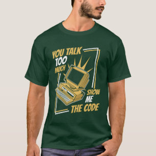 Camiseta Youalkoo Much Show Mehe Código Programador Softwar