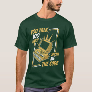 Camiseta Youalkoo Much Show Mehe Código Programador Softwar