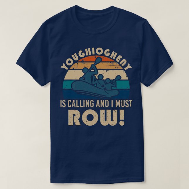 Camiseta Youghiogheny rafting (Diseño del anverso)