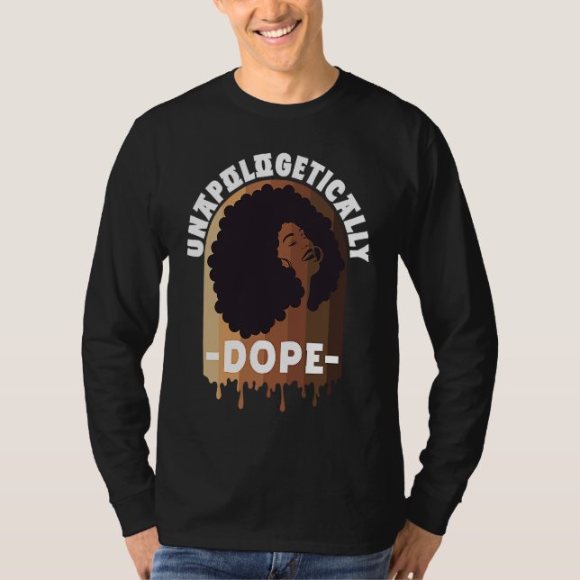 Camiseta Young ed and black Black History History Black You (Anverso)
