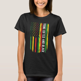 Camiseta Young ed And Black History Afro African Pride Kids