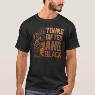Camiseta Young ed And Black History Month African Melanin W