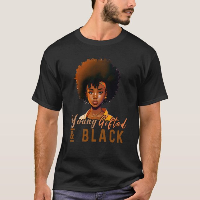 Camiseta Young ed & Black African American Black History Mo (Anverso)